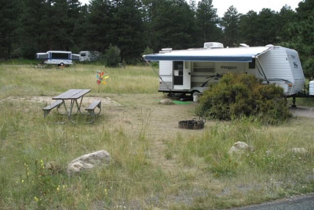 C Loop · Site 041 at Rocky Mountain National Park Aspenglen Campground
