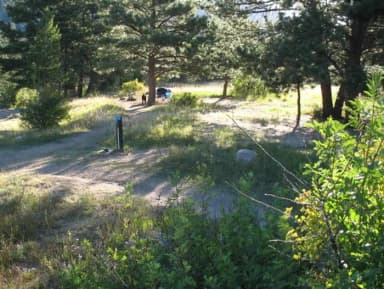 Site 043 at Rocky Mountain National Park Aspenglen Campground