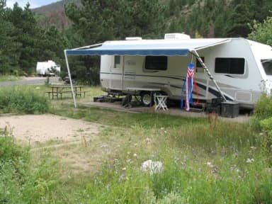 C Loop · Site 045 at Rocky Mountain National Park Aspenglen Campground
