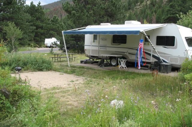C Loop · Site 045 at Rocky Mountain National Park Aspenglen Campground