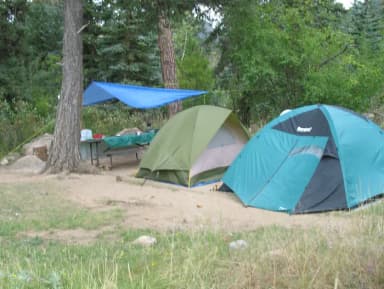 A Loop · Site A at Rocky Mountain National Park Aspenglen Campground
