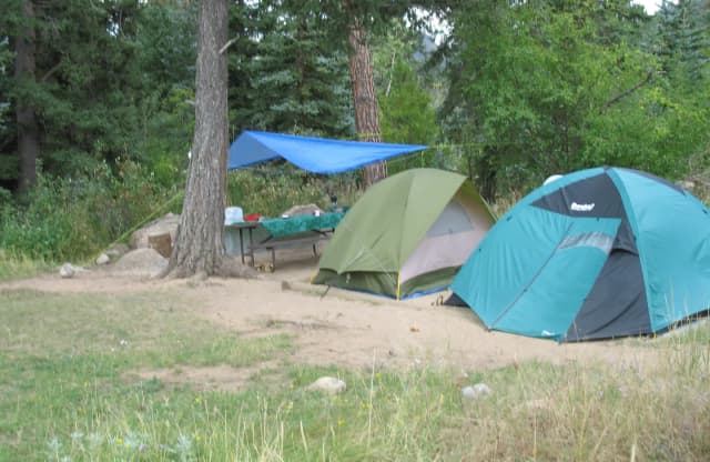 A Loop · Site A at Rocky Mountain National Park Aspenglen Campground