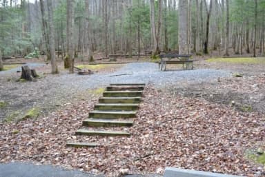 B-Loop · Site B76 at Cosby Campground