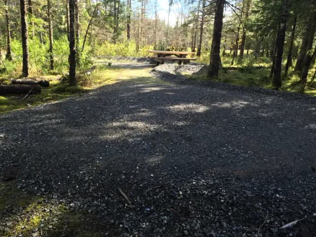Site 007 at Mendenhall Campground