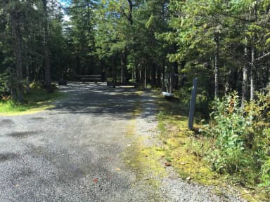 Site 008 at Mendenhall Campground