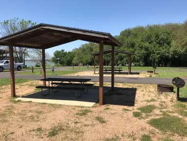 View of Waco Lake from site