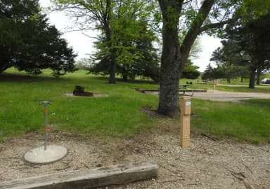 Site 23 in Arrow Rock Campground