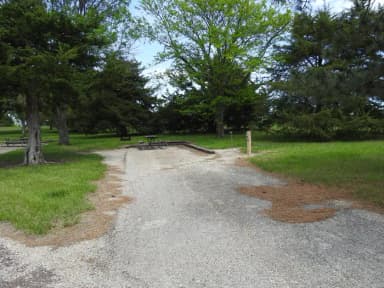Site 25 in Arrow Rock Campground