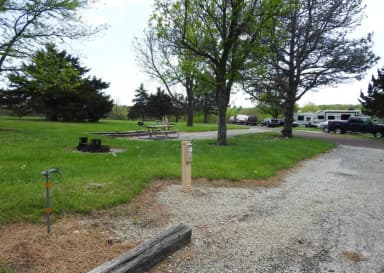 Site 27 in Arrow Rock Campground