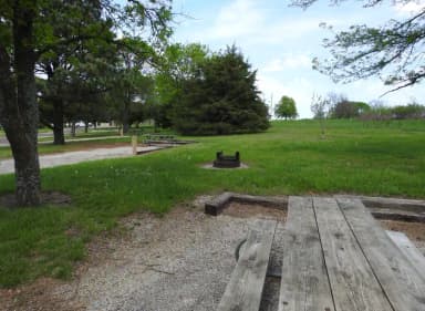 Site 29 in Arrow Rock Campground