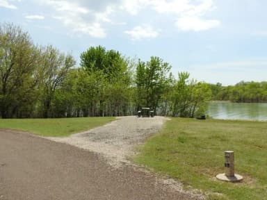 Site 35 in Arrow Rock Campground