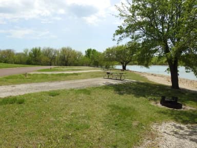 Site 40 in Arrow Rock Campground