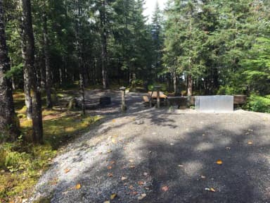 An image the agency filed against 2 campsites at Mendenhall Campground