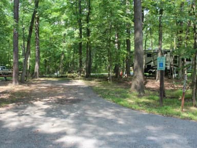 B Loop Site B 68 Greenbelt Park MD campground (Previously Site 69)