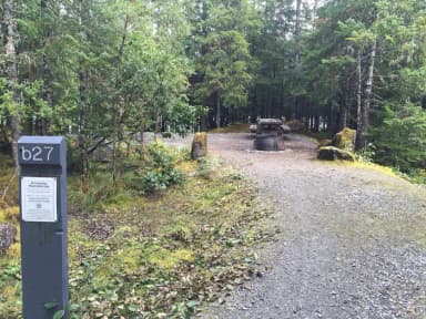 Site 027 at Mendenhall Campground