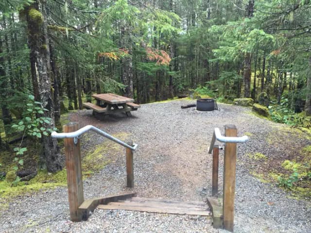 Site 047 at Mendenhall Campground