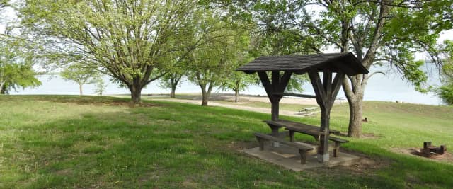 Site 5 in Arrow Rock Campground