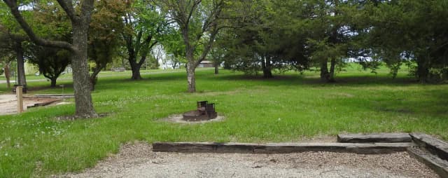 Site 23 in Arrow Rock Campground