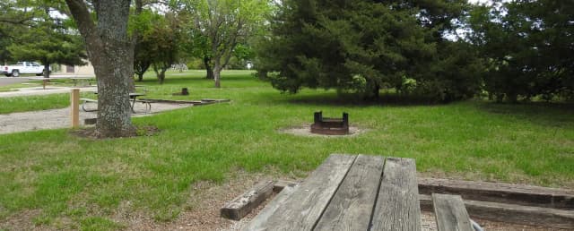 Site 25 in Arrow Rock Campground