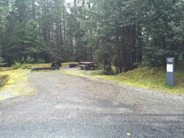 Site 049 at Mendenhall Campground