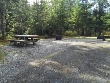 Site 055 at Mendenhall Campground