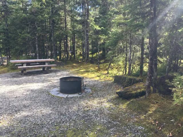 Site 055 at Mendenhall Campground