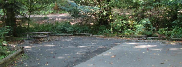 Site includes campground table and Fire ring with a 33' parking spur