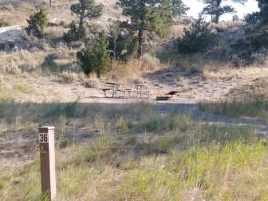 Site 036 at Court Sheriff Campground