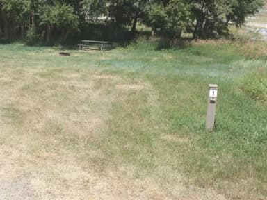 Site 001 at Hellgate Campground