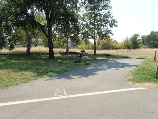 Site 021 at Sycamore Grove (Red Bluff) Campground