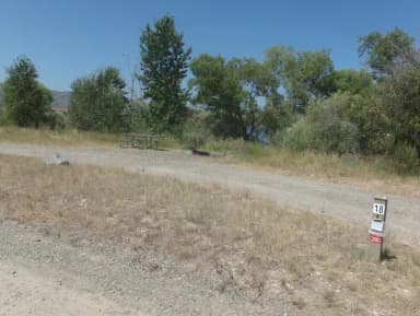 Loop A · Site 18 at Hellgate Campground