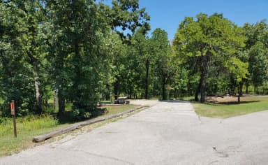 Gated Main Campground · Site 22 at Birch Cove