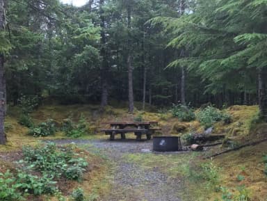 Site 025 at Mendenhall Campground