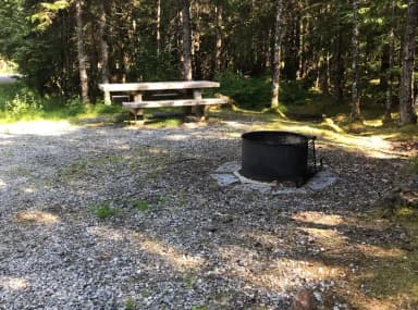 Site 054 at Mendenhall Campground