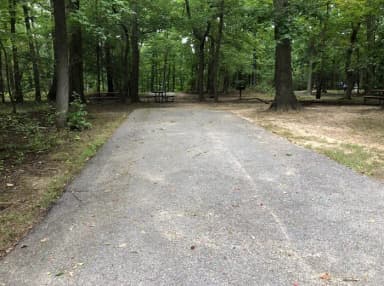 B Loop Site B 59 Greenbelt Park Maryland campground (Same site-Previously Site 59))