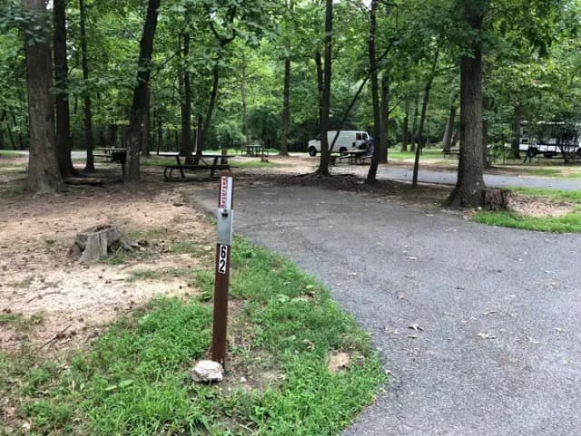 B Loop Site B 62 Greenbelt Park MD campground (Same site -Previously Site 62)