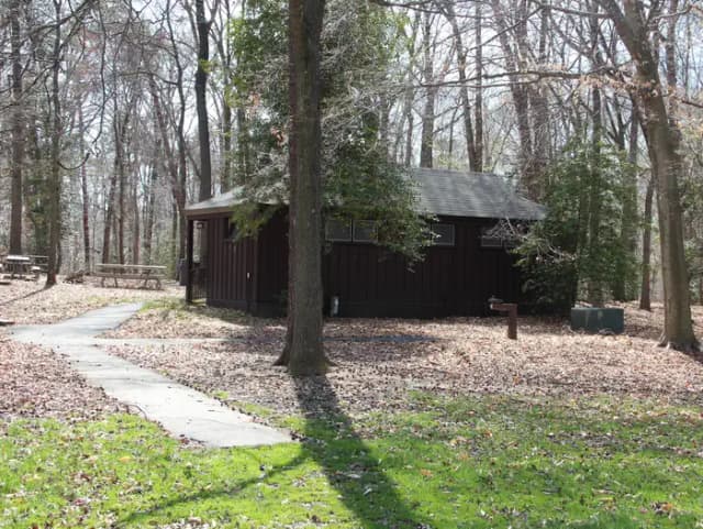 Holly Reserved Picnic Area front view  Greenbelt Park Maryland