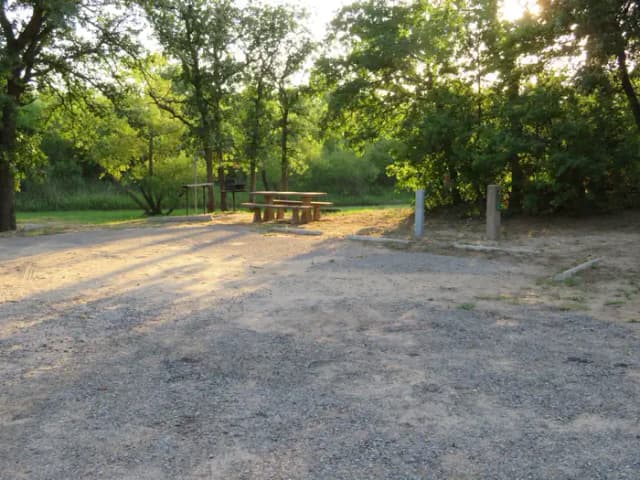 Site 6 Sandy Cove Campground