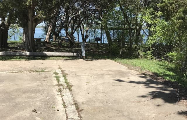 RV parking and hookup area