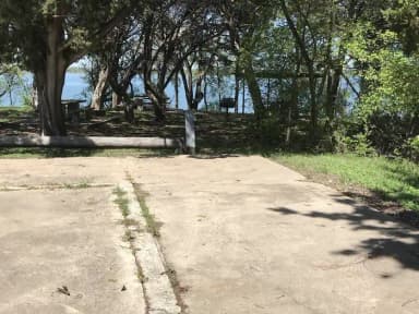 RV parking and hookup area