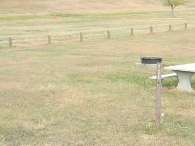 Tent Area · Site T01 at Left Tailrace