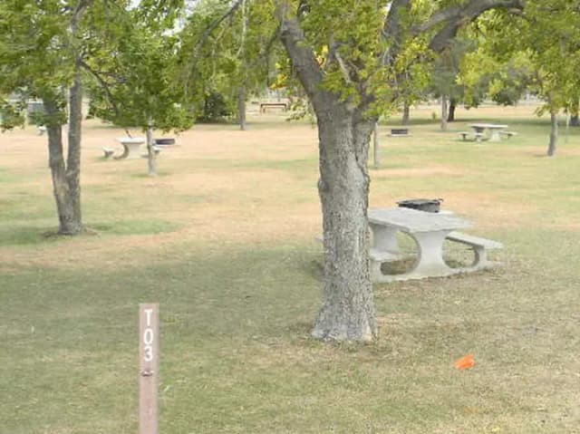 Tent Area · Site T03 at Left Tailrace