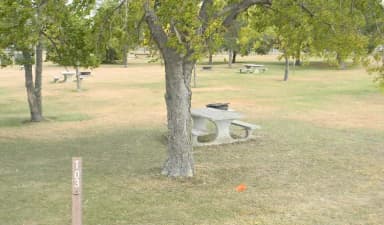 Tent Area · Site T03 at Left Tailrace