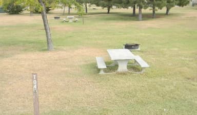 Tent Area · Site T04 at Left Tailrace