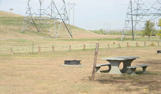 Tent Area · Site T09 at Left Tailrace