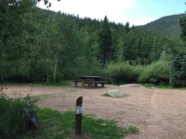 A sample picture of a campsite at St Charles Campground