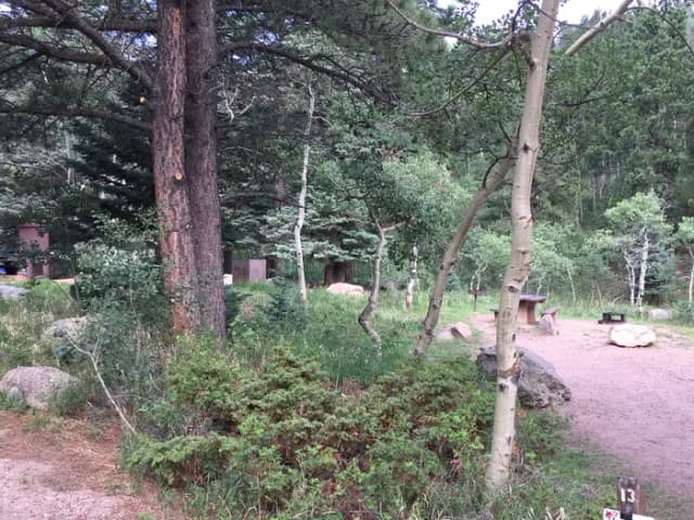 Loop LAKE · Site 014 at St Charles Campground - Lake Isabel