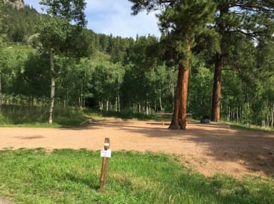 A sample photo of a RV campsite at La Vista Campground