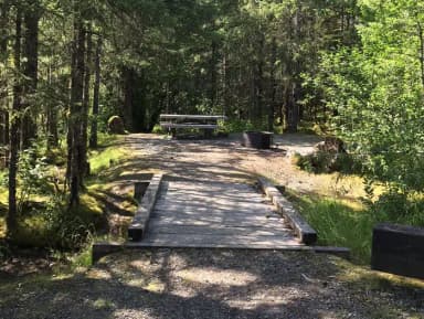 Site 061 at Mendenhall Campground