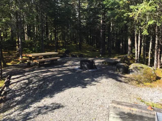Site 012 at Mendenhall Campground